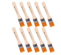 Qcwwy 10Pcs Excavation Tool, Kids Archaeology Brush Set Digging Tools Educational Archaeological Stem Kit with Soft Nylon Wooden Handle for Rock (Number 2(13 X 2.9 X 1.5cm / 5.1 0.6in) 10pcs)