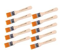 Qcwwy 10Pcs Excavation Tool, Kids Archaeology Brush Set Digging Tools Educational Archaeological Stem Kit with Soft Nylon Wooden Handle for Rock (Number 3(14 X 2.9 X 2cm / 5.5 1.1 0.8in) 10pcs)