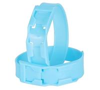 Qcwwy 10pcs Livestock Plastic Cattle Identification Ring, Painless Cow Marking Band with Two Buckles for Farm Use, Breeding and Animal Information Management