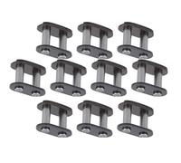 Qcwwy 10pcs T8f Chain Master Link Electric Bike Conversion Accessories Connectors Wear Resistant Lightweight Compact Shape with 10pcs Chain Links for Direct Replacement