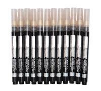 Qcwwy 12 Pcs Glitter Marker, Metallic Ink Gel Pens Dual Purpose Drawing Pen Smoother Ink with Clear Outline Multifunction Paint Marker for Crafts Making Art Supplies