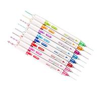 Qcwwy 16 Color Dual Tip Curve Highlighter Marker Pen Set for Note Taking Journaling Drawing with 8 Classical Colors and Diverse Curve Shapes for Adults Kids Artists