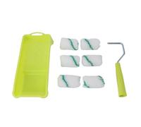 Qcwwy 2 Inch Small Paint Roller Set High Density Foam Rollers for Precise Control DIY Painting Roller Brush Mini Paint Brush Set with Frame and Tray for DIY Home Decoration and