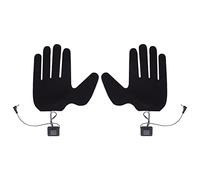 Qcwwy 2 Pcs Electric Heating Pads, Portable Gloves Heater Liner with 3 Adjuatable Gears Soft Comfortable Heated Hand Sleeves Insert Sheet for Outdoor Camping Hiking Winter