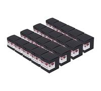 Qcwwy 20 Black Gift Boxes with Happy Wedding Stickers Floral Pattern 10x10cm for Wedding Pastries Bridesmaid Proposal Gifts