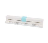 Qcwwy 30 Hole Paper Punch,3 Sheets Capacity Hand Push Hole Puncher with Non Slip Base Aligned Hole Markings for Loose Leaf Binders Planners Notebooks Documents