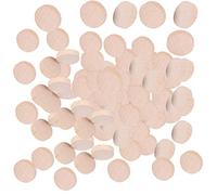 Qcwwy 300Pcs Wood Slices, Beech Unfinished Small Circles for DIY Crafts and Wedding Decor (2cm)