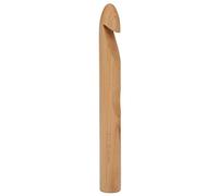 Qcwwy 30mm Large Wooden Crochet Hooks, Thick Crochet Hook Wooden Knitting Needle Hand Weaving Tool DIY Crafts Handle Crochet Hook Knit Craft Knitting Needle Weave Yarn