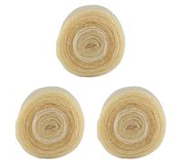 Qcwwy 3pcs Casing, 8m Sausage Casing, 2-layered Edible Drying Sausage Casing for Homemade Sausages Ham with Soaking Requirement