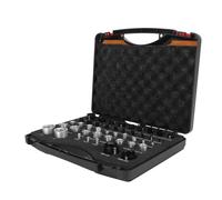 Qcwwy 44PCS Nut and Thread Checker, Aluminum Alloy and Imperial High Accuracy Thread Identifier Gauges with Storage Box, for Automotive Plumbing Industrial Applications
