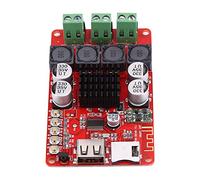 Qcwwy 50W+50W Portable Bluetooth Audio Amplifier, Supports TF Card Decoding and IR Control, Ideal for Home and Outdoor Use