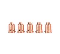 Qcwwy 5Pcs Cutter Nozzle Tips 85A Copper Nozzles for Torch with High Conductivity for Carbon Steel Stainless Steel Aluminum Copper Cutting Industrial Welding