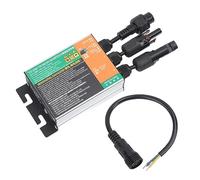 Qcwwy 600W Sine Wave Inverter, AC Solar Grid Tie Inverter with Voltage Protection 3 Phase Power Generation System Multifunction Power Converter for Outdoor Home Garden