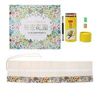 Qcwwy 72 Color Pencil Kit, Professional Oil Based Set with Extender, Eraser, Sharpener, Draw Book, Large Capacity Storage Bag Holder