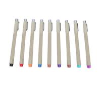 Qcwwy 9Pcs Fine Line Pens,Smooth Writing Even Ink Output Colorful Fine Line Art Drawing Pens Tip Coloring for Artists Sketching Calligraphy Doodling Comic Watercolor