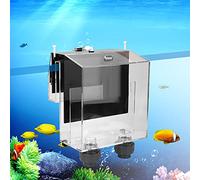 Qcwwy Acrylic Self-start Siphon Hang On Overflow Box for Fish Tank Aquarium, Durable High-transmittance Overflow Box for Easy Circulation, Suitable for Fish Tank Enthusiasts