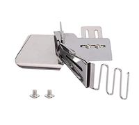 Qcwwy Adjustable Flat Seamer Double Folder Binding Attachment Tape, Sewing Hemmer Holder for Industrial Sewing Machine Accessories, Stainless Steel Alloy, 100Pcs Cross Stitch Winding (40mm)