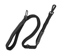 Qcwwy Adjustable Pet Car Seatbelt Elastic Dog Safety Belt Heavy Duty With Bungee Buffer For Comfortable Travel (Black)