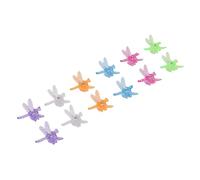 Qcwwy Adorable Adjustable Reusable Garden Clips 30PCS Flower Vine Clips Dragonfly Plant Clamp/Holder Garden Orchid Support Set Home Climbing Vegetable Ties for Supporting Stems Gardening (Multi Color)