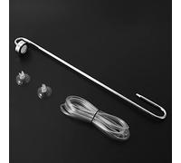 Qcwwy Aquarium CO2 Diffuser 304 Stainless Steel Bubbler 30cm CO2 Diffuser for Fish Tanks and Aquatic Plants Filters Accessories (Mirror stainless steel regular version 35cm)