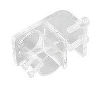 Qcwwy Aquarium Water Pipe Clamp Acrylic Material Space-Saving Fish Hose Fix Clamp/Holder For Fish Tank Single Hole 20Mm Diameter Ideal For Aquariums And Pets Tank Aerator Pump (Single Hole