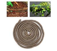 Qcwwy Artificial Reptile Climbing Branch Flexible PU Rattan Vine for Lizards Tree Frogs and Geckos 9.84ft Climbing Solution with Suction Cups (Small Size)