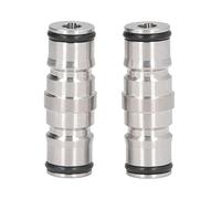 Qcwwy Ball Lock Post Connector, Homebrew Keg Ball Lock Quick Disconnect Jumper Post Double Ended Corny ball lock Post, Quick Fitting Beer Connector with Beer Hose