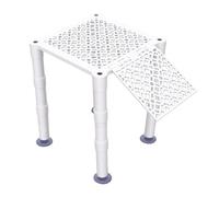 Qcwwy Basking Platform, Large Basking Platform with Ramp for Aquatic Turtles Sturdy Standing Dock for 25 to 75 Gallon Aquarium, Zero Zip Tied, Tank Accessories (2 Layers 20cm/7.87in)