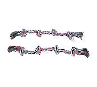 Qcwwy Bird Climbing Rope Clear Color Chewing Rope Toys for Birds Climbing and Chewing, Safe Cotton Material for the Health of Pets, 2 Pack for Attraction and Installation