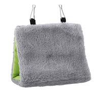 Qcwwy Bird Hammock, Warm Bird Plush Snuggle Happy Hut Tent Bed, Easy to Install and Wash, Great Sleeping Bed, Foldable & Portable, Wide Application, Suitable for Small