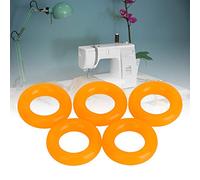 Qcwwy Bobbin Winder Rubber Ring Tire Sewing Machines Accessories 5pcs for 519 Sewing Machine with Simple Installation Bobbin Winder Rubber Ring Tire Material Embroidery