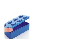 Qcwwy Building Block Set Building Block Bright Color and Bricks Set Educational Toys Compatible for Toddlers Boys Girls Organizers (Blue #01)