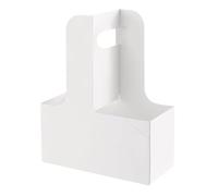 Qcwwy Cake Boxes Other Packaging 2 Cup Drink Carrier with Handle 20pcs Kraft Paperboard Cup Holder Portable Drink Caddy Carriers for Hot or Cold Drinks Coffee Carrier Food Delivery (1 Set)