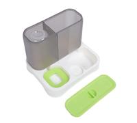 Qcwwy Cat Daily Goods 1 Large Capacity Self Feeder Cat Dog Bowl with Auto Fill Non Slip Base for Pets Food and Water Hydration Automatic Pet Feeder Water Dispenser 3 in