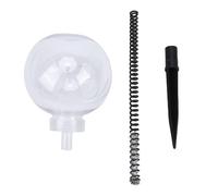 Qcwwy Chicken Peck Toy, Interactive Slow Feed Release Toys Chick Enrichment Feeder Treat Dispenser with Spring and Ground Stake for Hens Duck Birds Cat