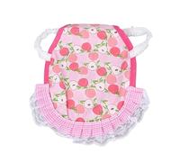 Qcwwy Chicken Saddle for Hens, Chicken Saddle Hen Apron Double Layer Cotton Comfortable Chicken Feather Fixer Wing Back Protector for Poultry (Peach)