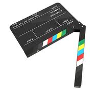 Qcwwy Clapperboard Scene Director Tool Acrylic Material for Movies and Video Productions 30X25Cm Other Accessories