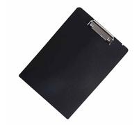 Qcwwy Clipboards School Supplies Foldable Cover with Thickened Sturdy Plastic Surface for Office School Nursing Students A4 Clipboard Document Holder Writing Board Office Supplies (Classic Black)