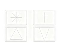 Qcwwy Composition Tool Set Transparent Acrylic Viewfinder Cards 10Pcs Golden Ratio Framing Templates for Mobile Photography Drawing Urban Sketching Artists (10 Pcs)