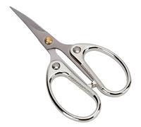 Qcwwy Craft Scissors Stainless Steel High Hardness Ergonomic Handle for Comfortable Grip with Classical Design for Sewing Embroidery DIY Crafts Bonsai Gardening Other Sewing Embroidery (Silver)