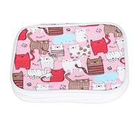 Qcwwy Crochet Hook Case, Oxford Fabric Zipper Organizer With Pockets For Travel, Ideal For Knitting At Home Or On-The-Go