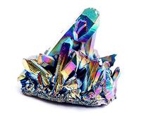 Qcwwy Crystal Cluster Crystal Stone Unique Home Decor for Meditation and Energy Healing Daily Decoration (1 Big 2 Small Set)