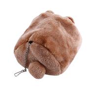 Qcwwy Cute Hamsters Hammock, Plush Material, Cozy Den For Small Pets, Ideal For Hamsters, Squirrels, And Guinea Pigs (Brown)