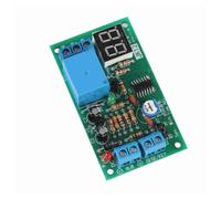 Qcwwy DC12V LED Display Countdown Timer Module,Adjustable Delay Off Relay Switch, Works for Various Timing Applications Electronic Components