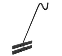 Qcwwy Deck Hook Rail, Metal Railing Hook 360 Degree Rotatable Adjustable Arm Rotatable Bird Feeder Hanger Securely Holds Hanging Brackets for Outdoor Garden Lanterns Wind Bell