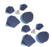 Qcwwy Denim Fabric Remnants Denim Cut Piece,Iron on Patches Irregular Fabric Repair Kit in Colors for Jeans Shirts Dress and Clothing Repairing Cotton Ironing Patches