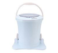 Qcwwy Detachable Basket Manual Dewatering Machine 2500RPM Clothes Dehydrator, Easy-to- Dehydrator for Towels, Ergonomic Design for Every User (Blue)