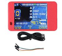 Qcwwy Development Board, 2.8 Inch Powerful Touch Screen Dual Interactive Touchscreen Display Development Module Support 1060KH/s Mining Algorithm (Red)