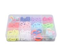 Qcwwy DIY Colorful Chain Mask -Mask -Kit Improvement of the Concentration for Craft Box for Bracelet Necklace Earring Key, Affection for Family Time with Plastic Lobster Buckle Trailer Applicable