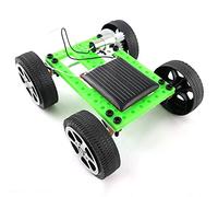 Qcwwy DIY Solar Car Model Educational Toy for Children Mini Sun Power Scientific Assembly EcoFriendly Toy for Above 14 Years Old